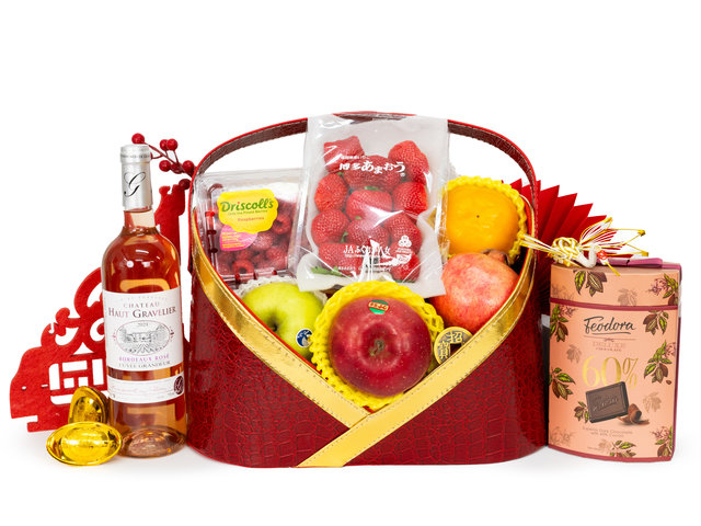 CNY Gift Hamper - Gourmet Chinese New Year Gift Baskets  FH237 - CH21129B8 Photo