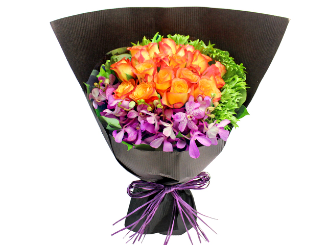 Florist Flower Bouquet - Florist Roses Bouquet 15 - L155062 Photo