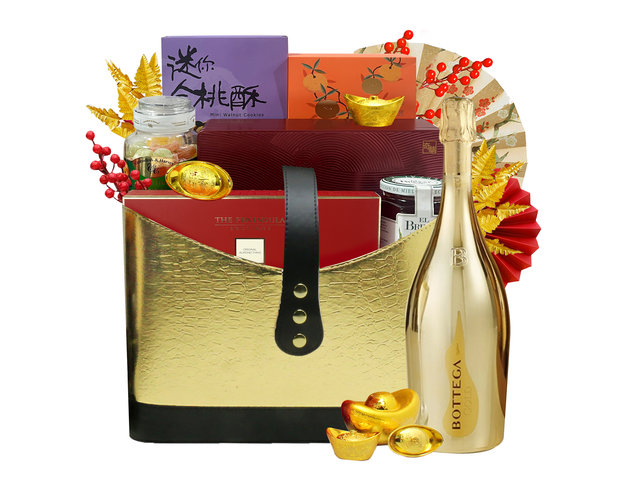 新年果篮Hamper - 农历新年中国礼物篮 1224B8 - CHC1224B8 Photo